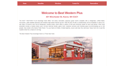 Desktop Screenshot of bestwesternpluskeene.com