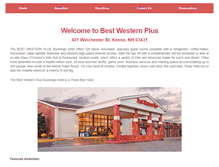Tablet Screenshot of bestwesternpluskeene.com